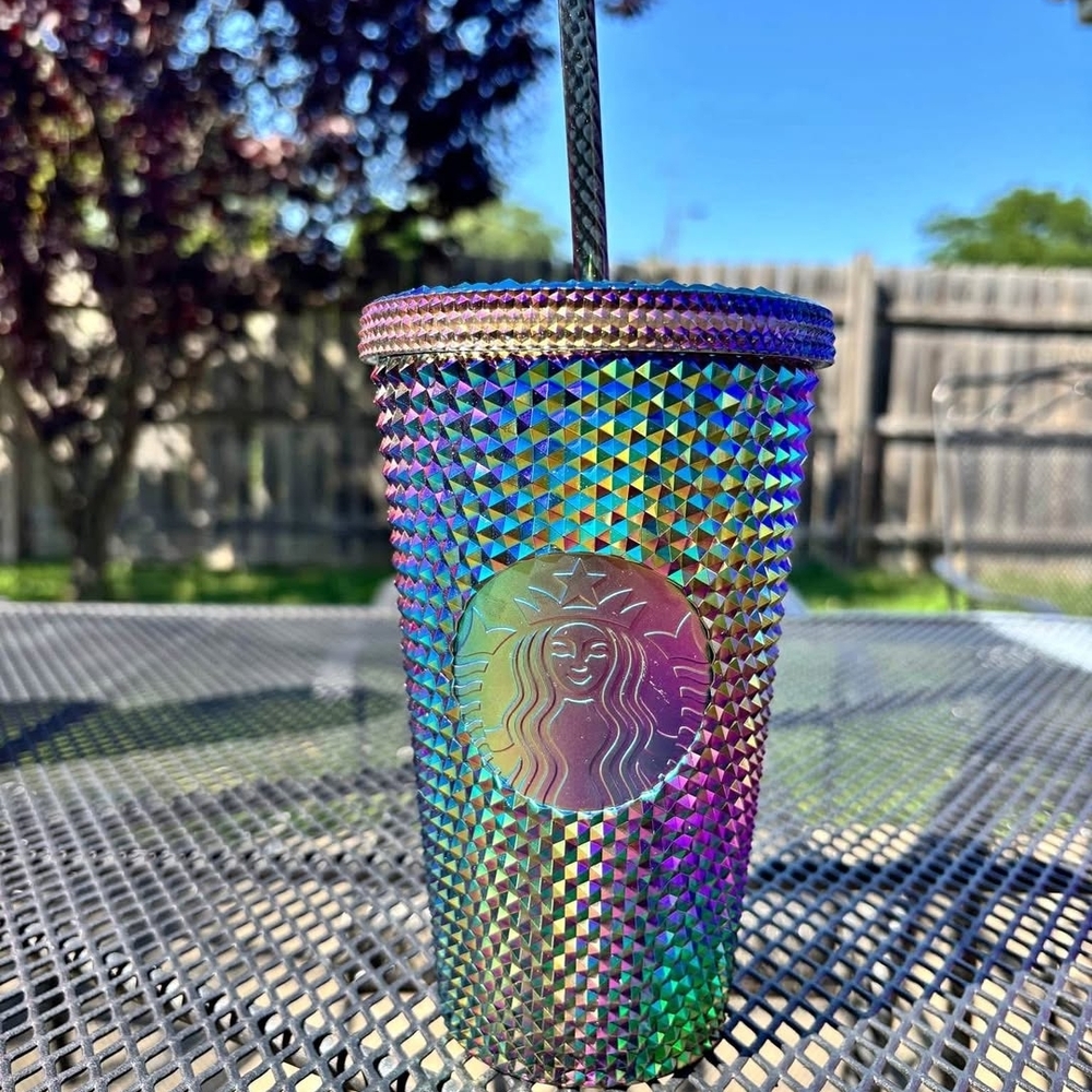 Starbucks Multicolor Textured Tumbler with Straw